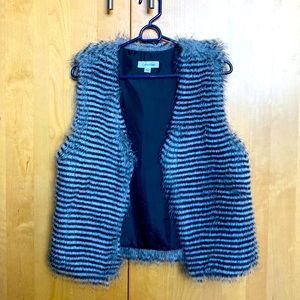 NWOT Calvin Klein Fur Vest